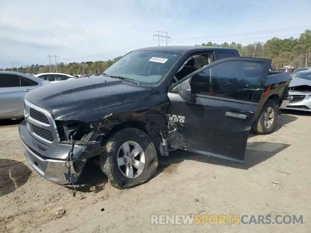 1 Photograph of a damaged car 1C6RR6FG7LS151549 RAM 1500 2020