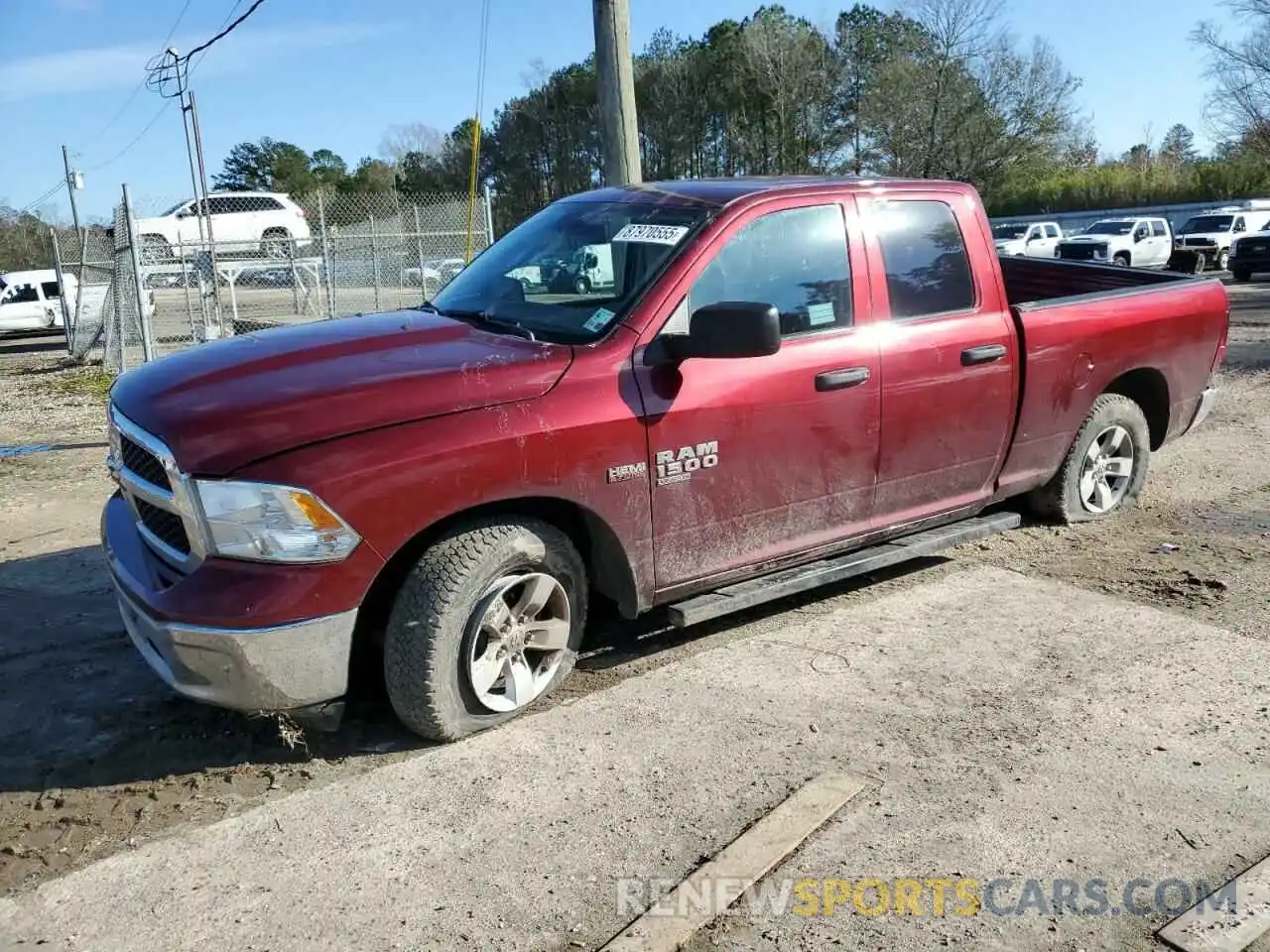 1 Photograph of a damaged car 1C6RR6FT3LS151495 RAM 1500 2020