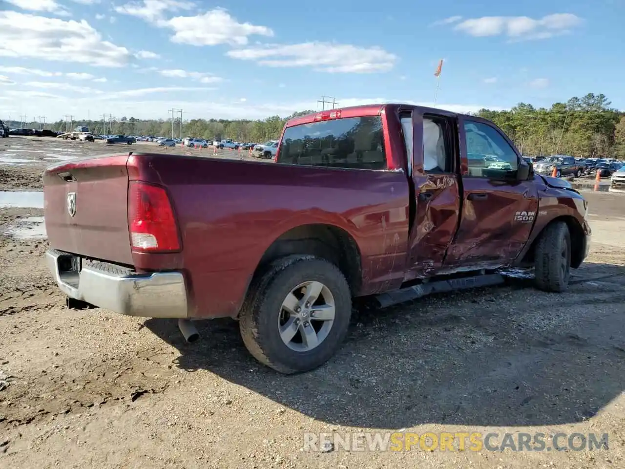 3 Photograph of a damaged car 1C6RR6FT3LS151495 RAM 1500 2020