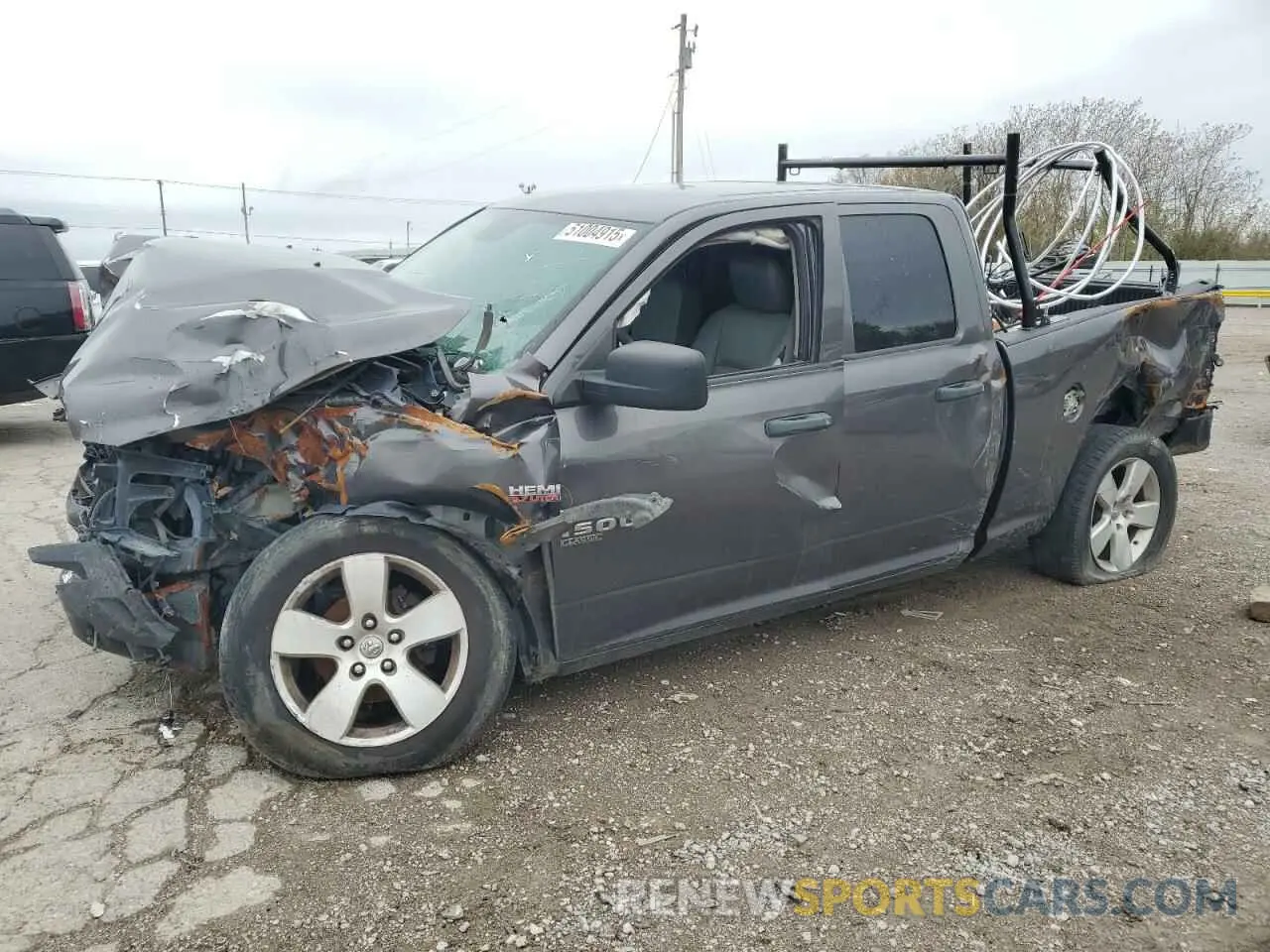 1 Photograph of a damaged car 1C6RR6FT6LS105966 RAM 1500 2020