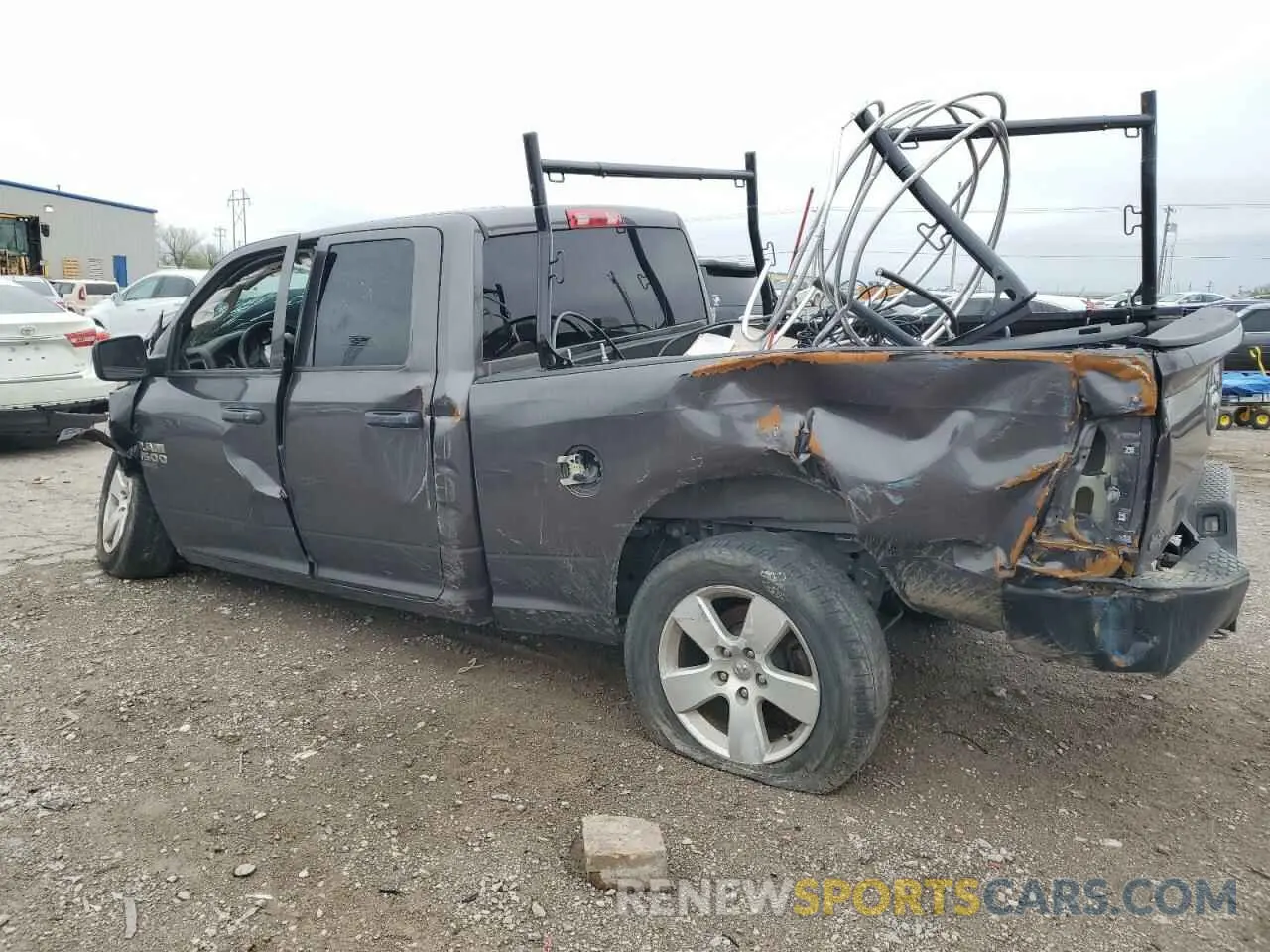 2 Photograph of a damaged car 1C6RR6FT6LS105966 RAM 1500 2020
