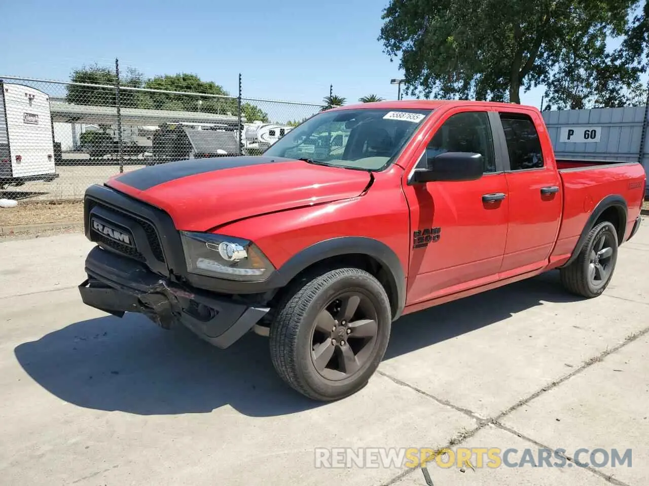 1 Photograph of a damaged car 1C6RR6GG4LS153967 RAM 1500 2020