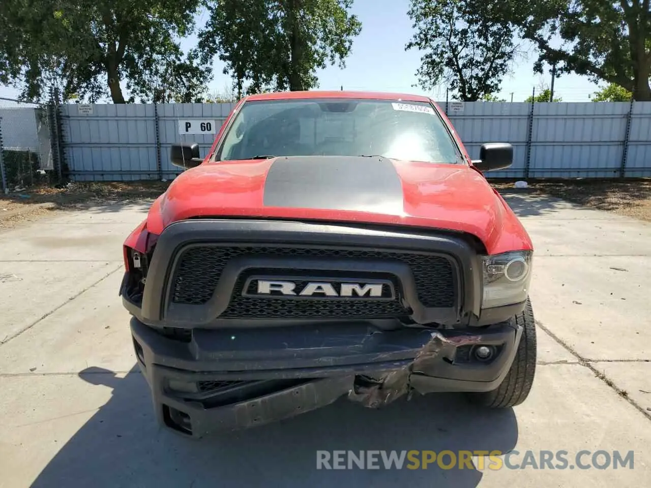 5 Photograph of a damaged car 1C6RR6GG4LS153967 RAM 1500 2020