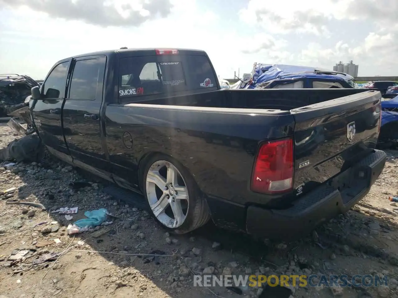 2 Photograph of a damaged car 1C6RR6TT1LS111081 RAM 1500 2020