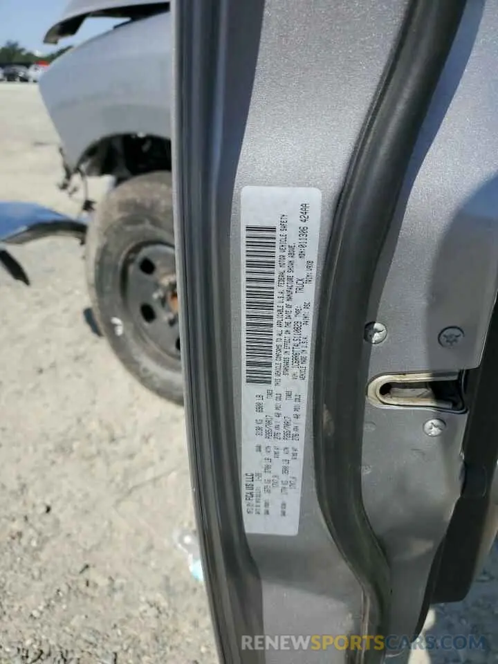 12 Photograph of a damaged car 1C6RR6TT4LS110829 RAM 1500 2020