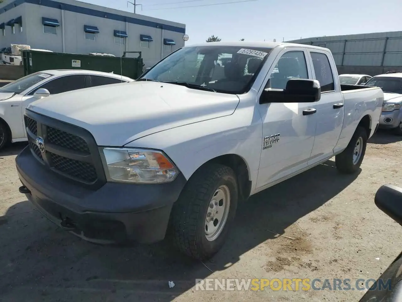 1 Photograph of a damaged car 1C6RR7FG4LS161459 RAM 1500 2020
