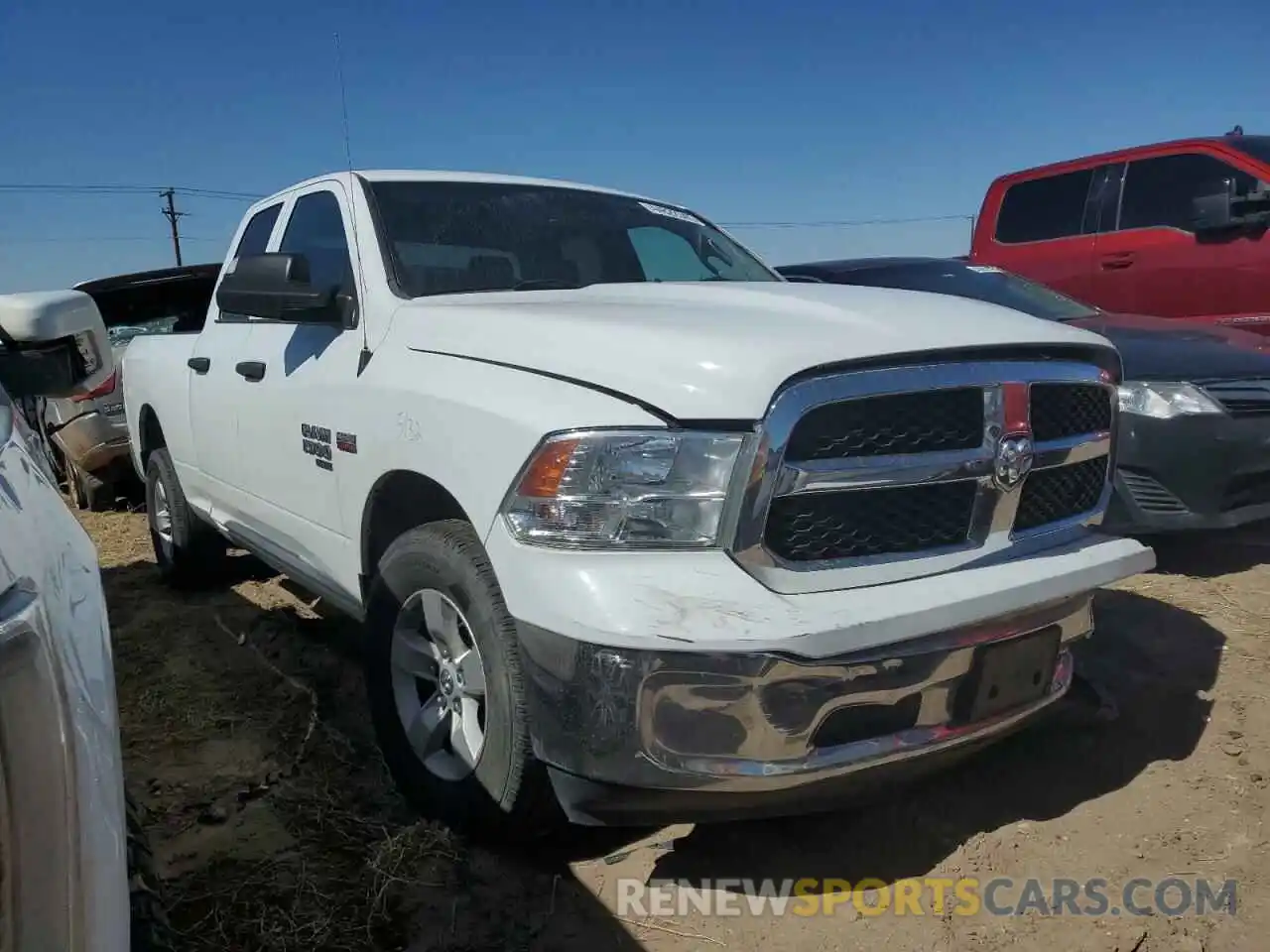 4 Photograph of a damaged car 1C6RR7FT8LS118644 RAM 1500 2020