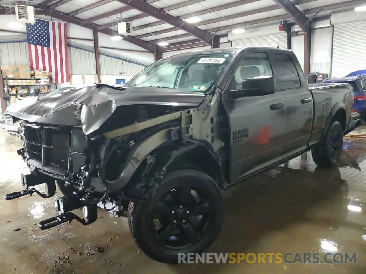 1 Photograph of a damaged car 1C6RR7GG2LS107835 RAM 1500 2020