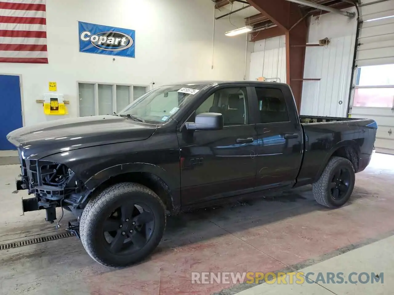 1 Photograph of a damaged car 1C6RR7GG2LS140737 RAM 1500 2020