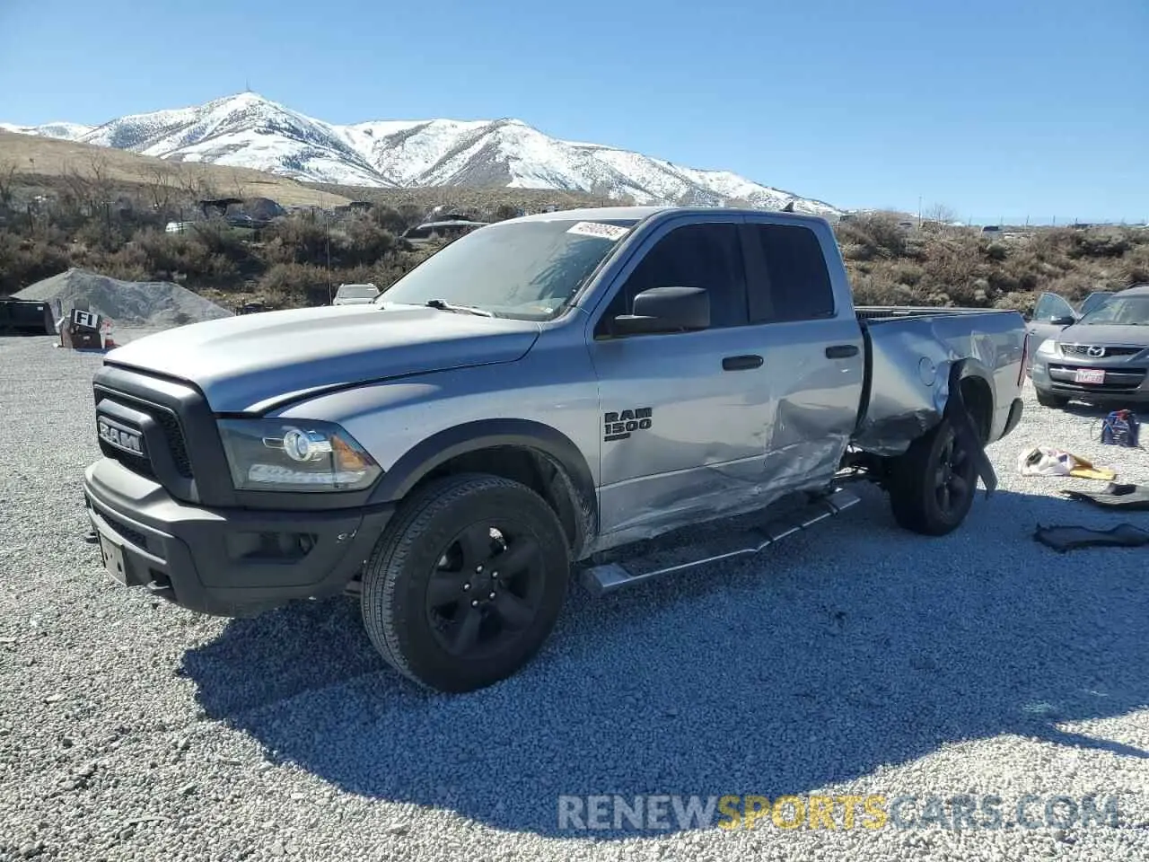 1 Photograph of a damaged car 1C6RR7GG2LS152676 RAM 1500 2020