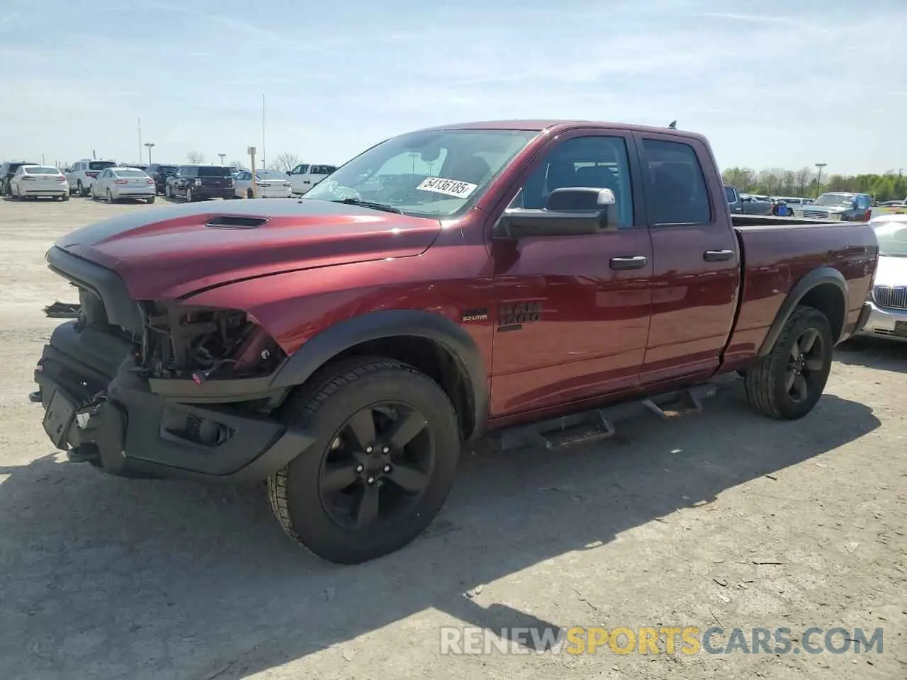 1 Photograph of a damaged car 1C6RR7GT3LS154739 RAM 1500 2020