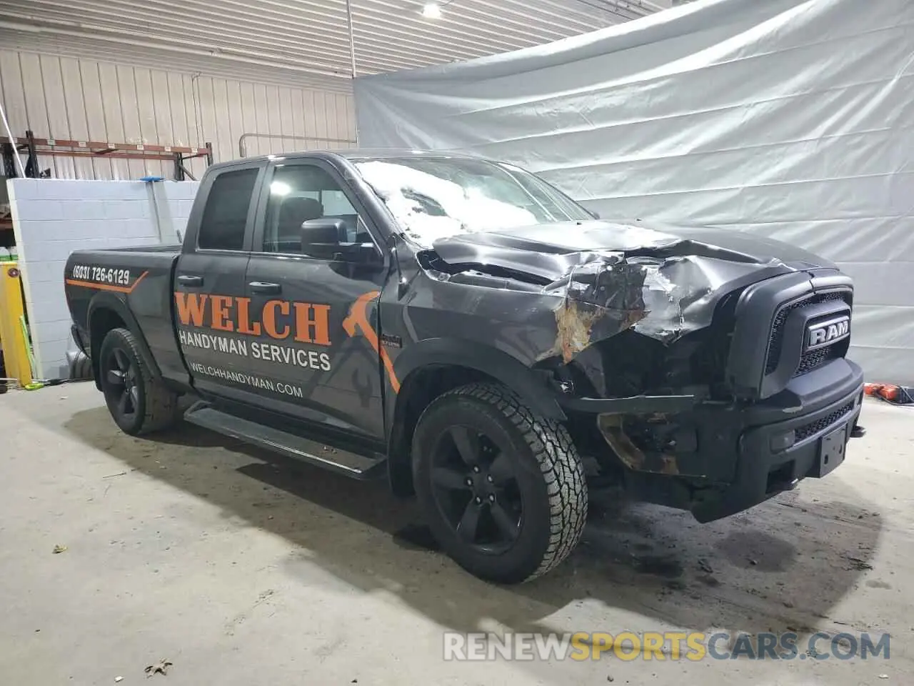 4 Photograph of a damaged car 1C6RR7GTXLS126288 RAM 1500 2020