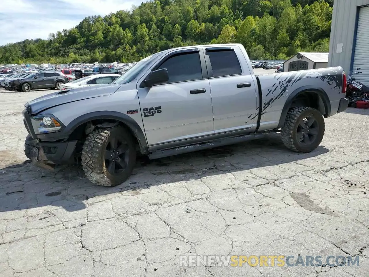 1 Photograph of a damaged car 1C6RR7GTXLS144323 RAM 1500 2020