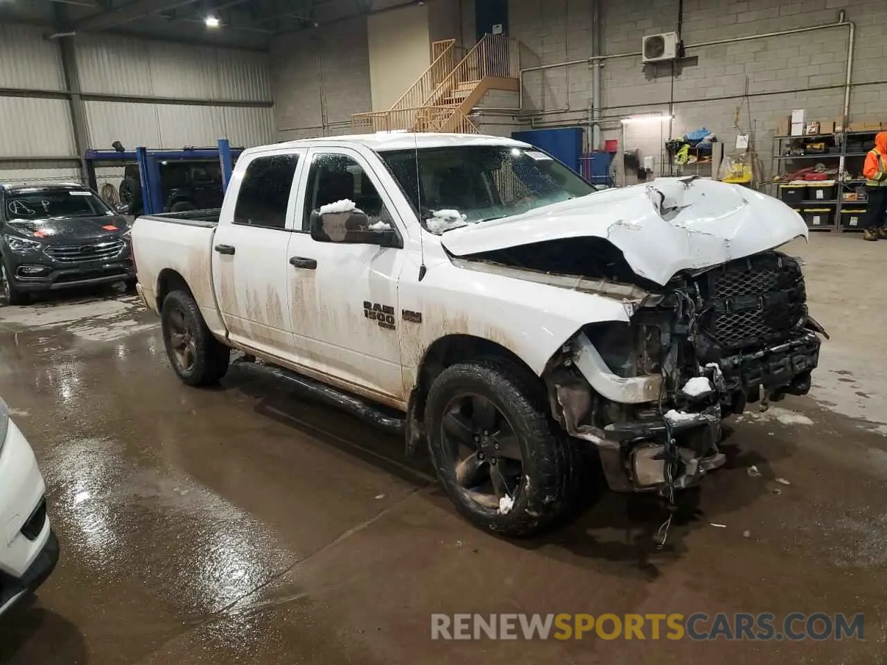 4 Photograph of a damaged car 1C6RR7KT6LS132810 RAM 1500 2020