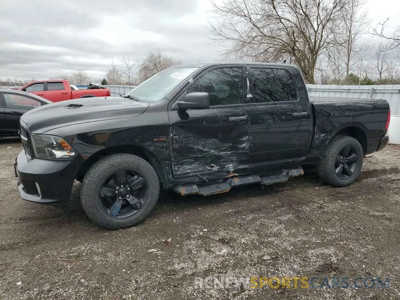 1 Photograph of a damaged car 1C6RR7KT9LS113510 RAM 1500 2020
