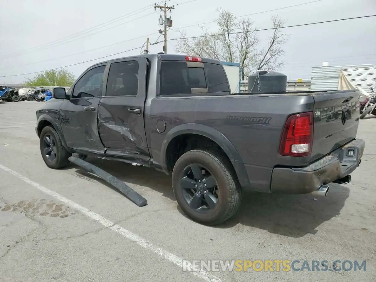 2 Photograph of a damaged car 1C6RR7LT5LS137012 RAM 1500 2020
