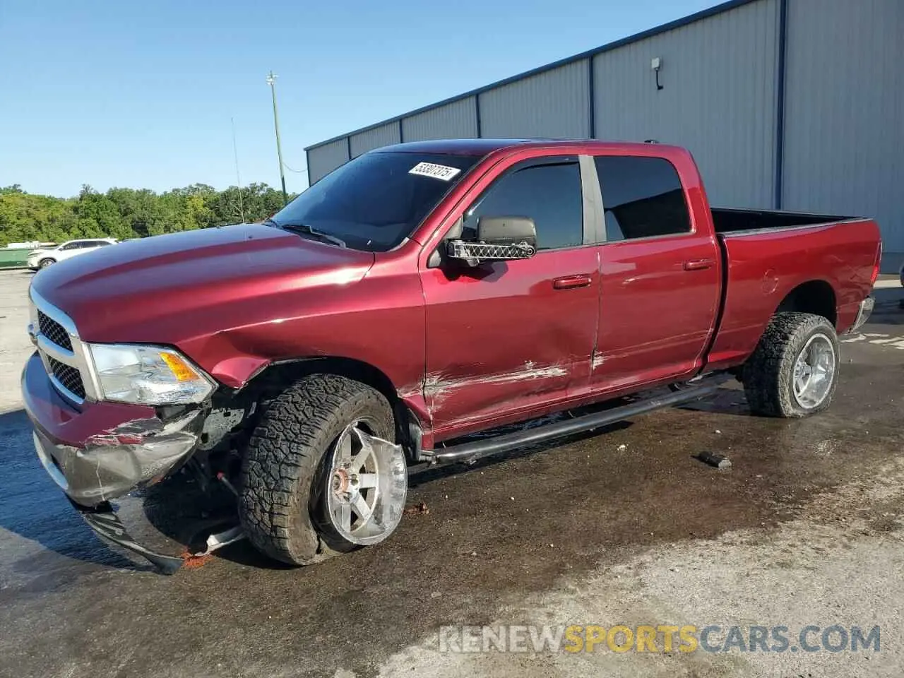 1 Photograph of a damaged car 1C6RR7TT9LS129303 RAM 1500 2020