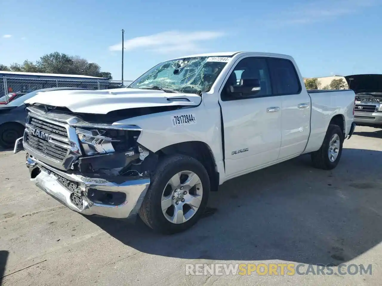 1 Photograph of a damaged car 1C6RREBT2LN277507 RAM 1500 2020