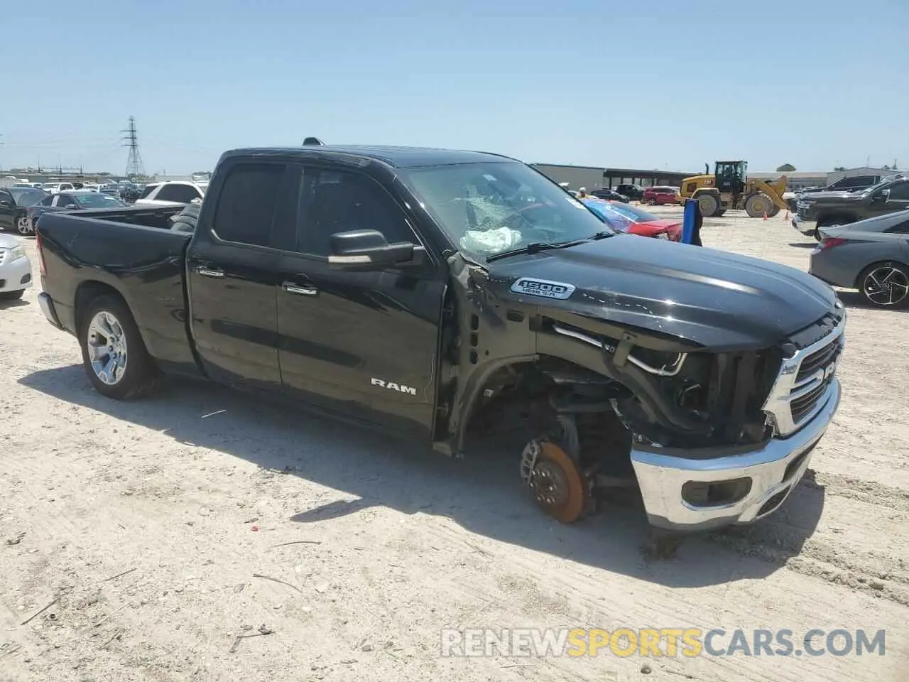 4 Photograph of a damaged car 1C6RREBT5LN353608 RAM 1500 2020
