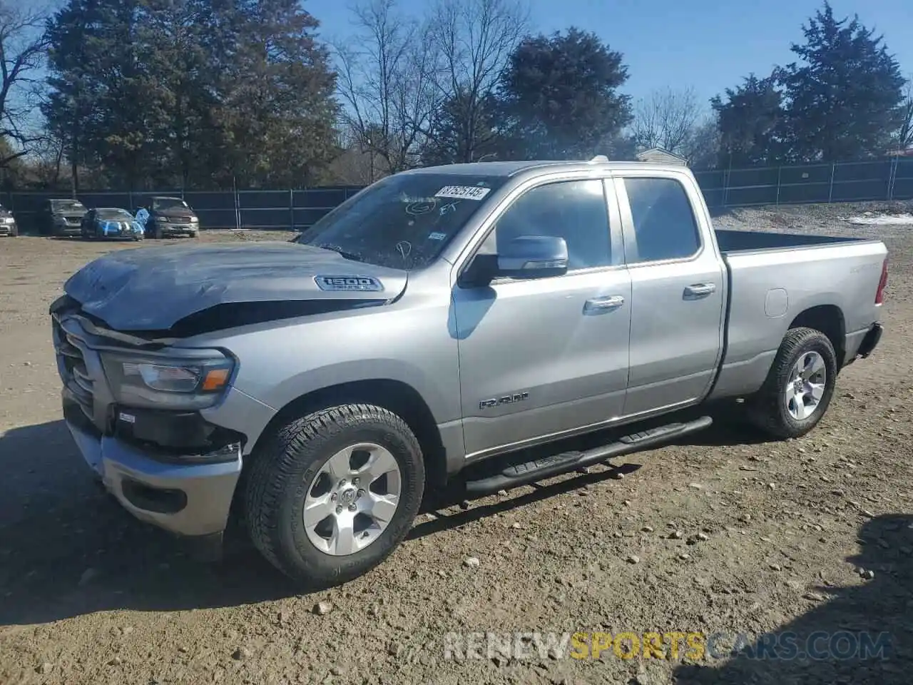 1 Photograph of a damaged car 1C6RREBT6LN149612 RAM 1500 2020