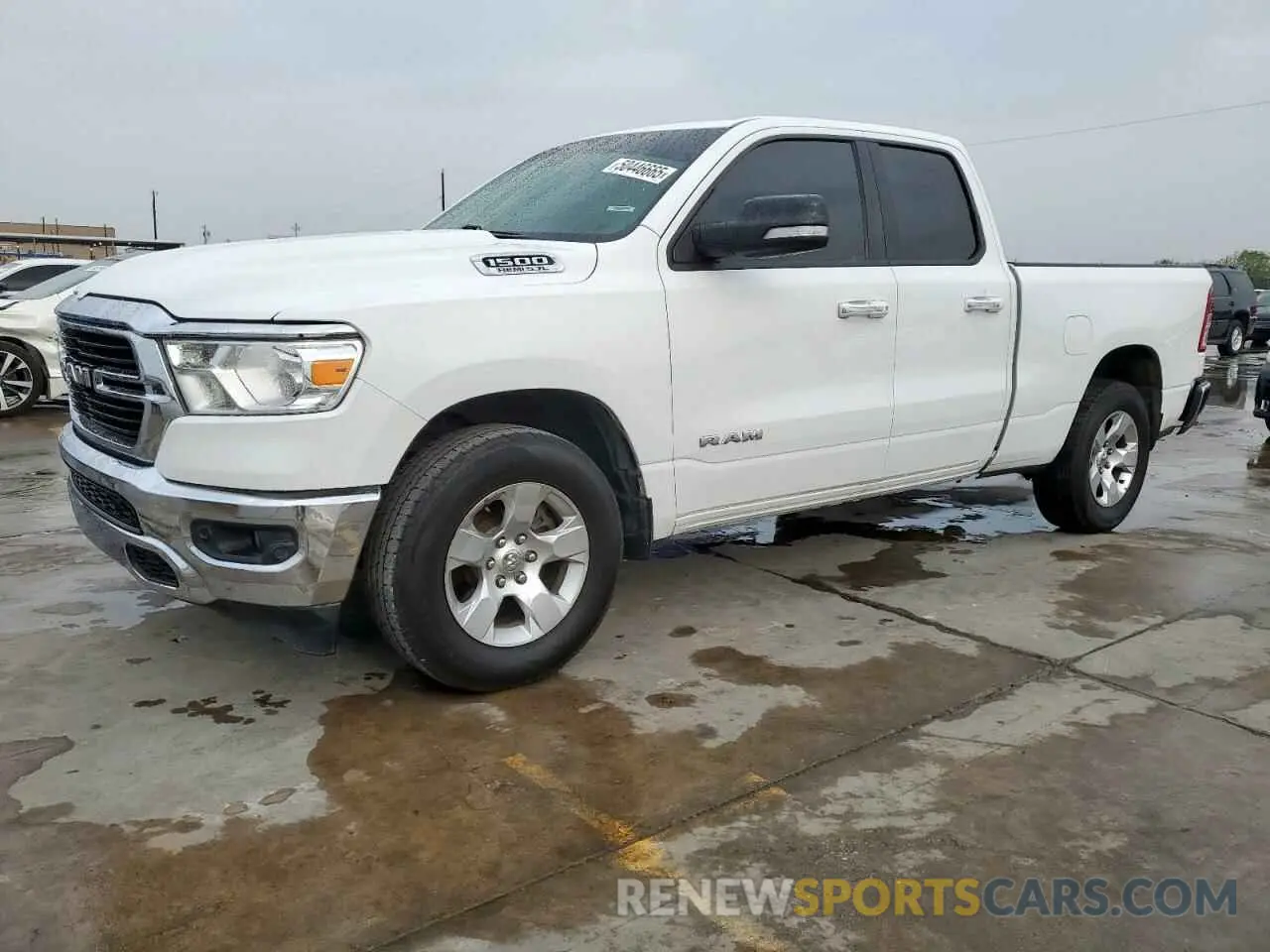 1 Photograph of a damaged car 1C6RREBT8LN128857 RAM 1500 2020