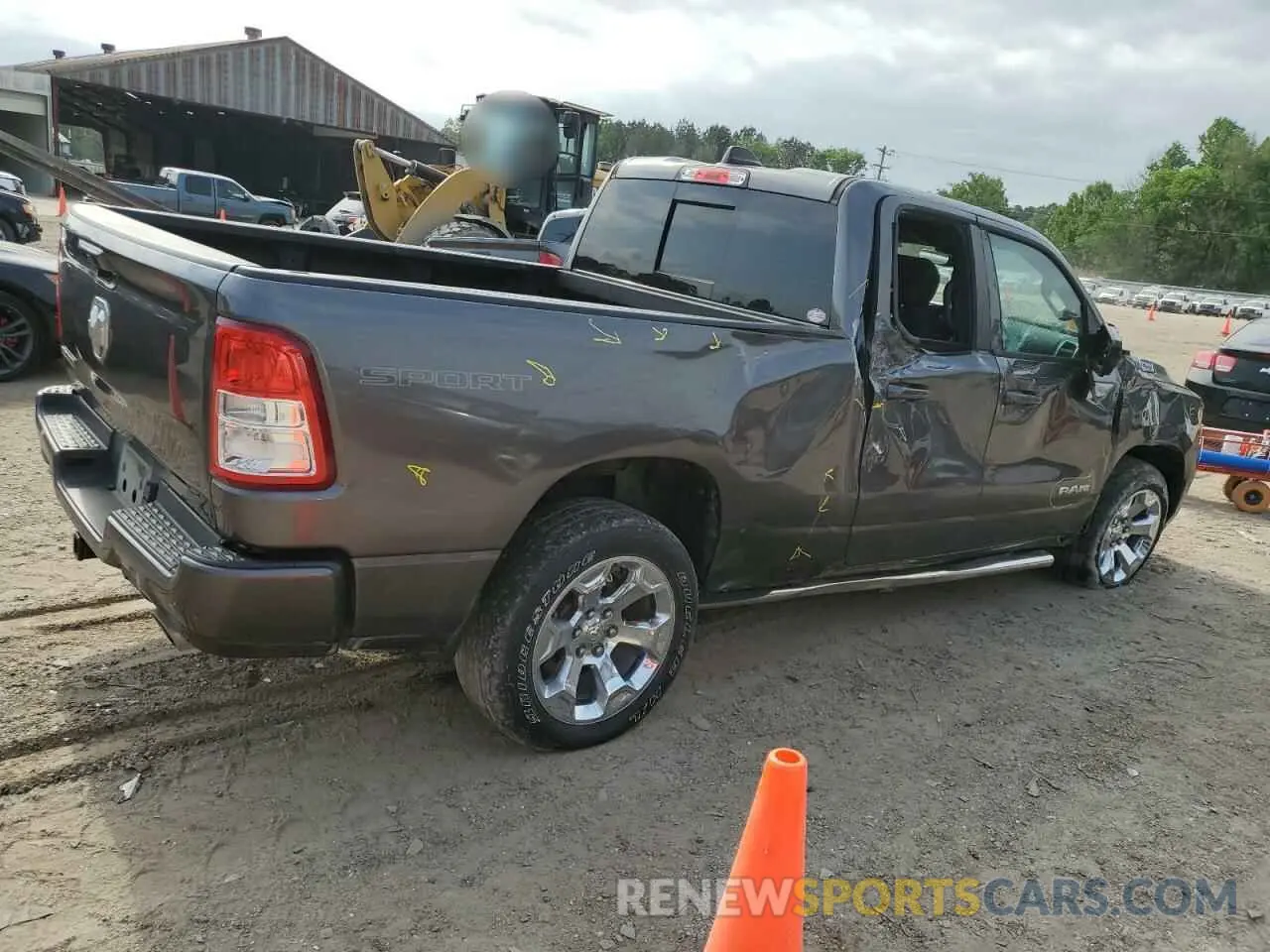 3 Photograph of a damaged car 1C6RREBT9LN253012 RAM 1500 2020