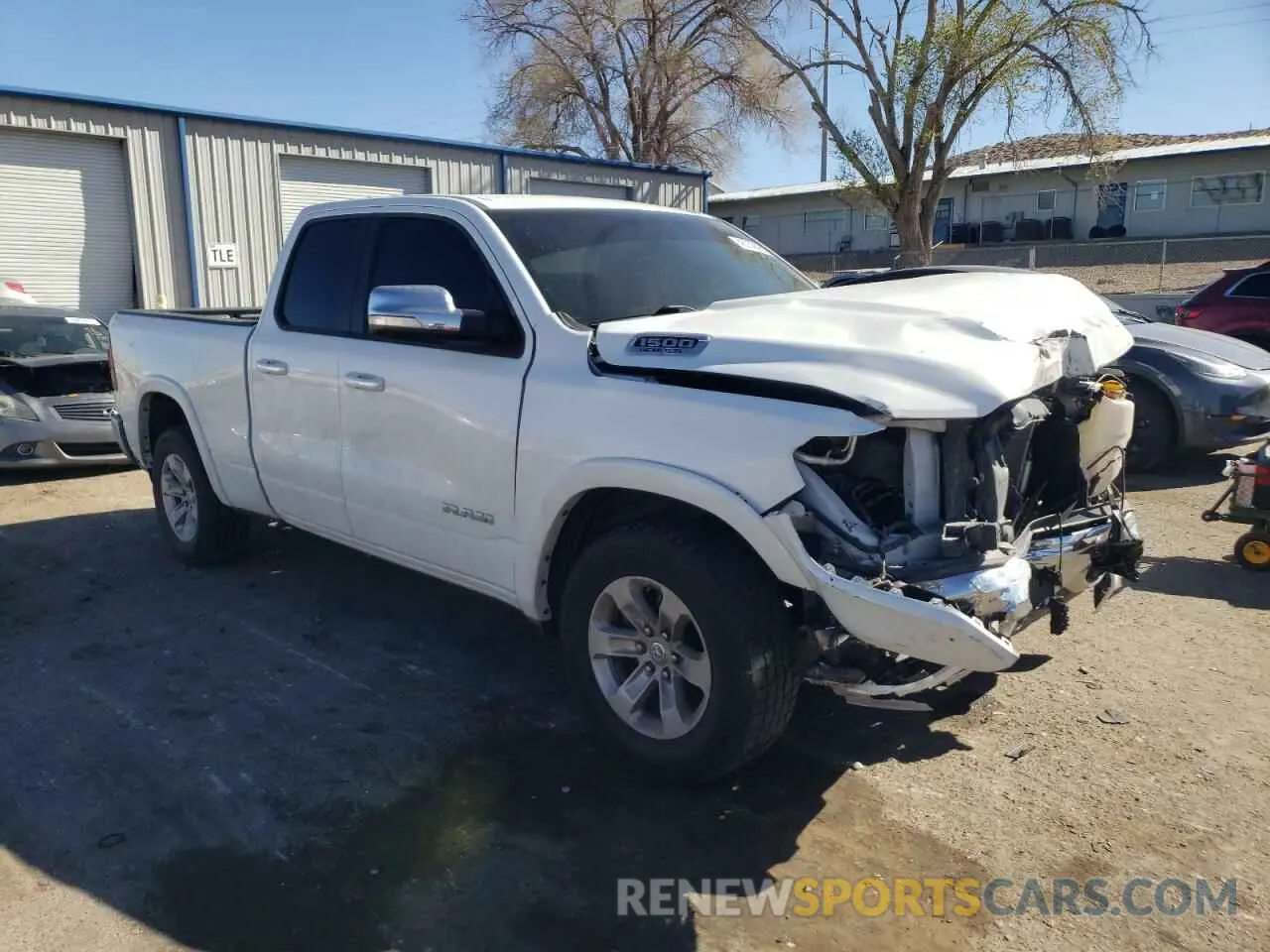 4 Photograph of a damaged car 1C6RREDT0LN294884 RAM 1500 2020