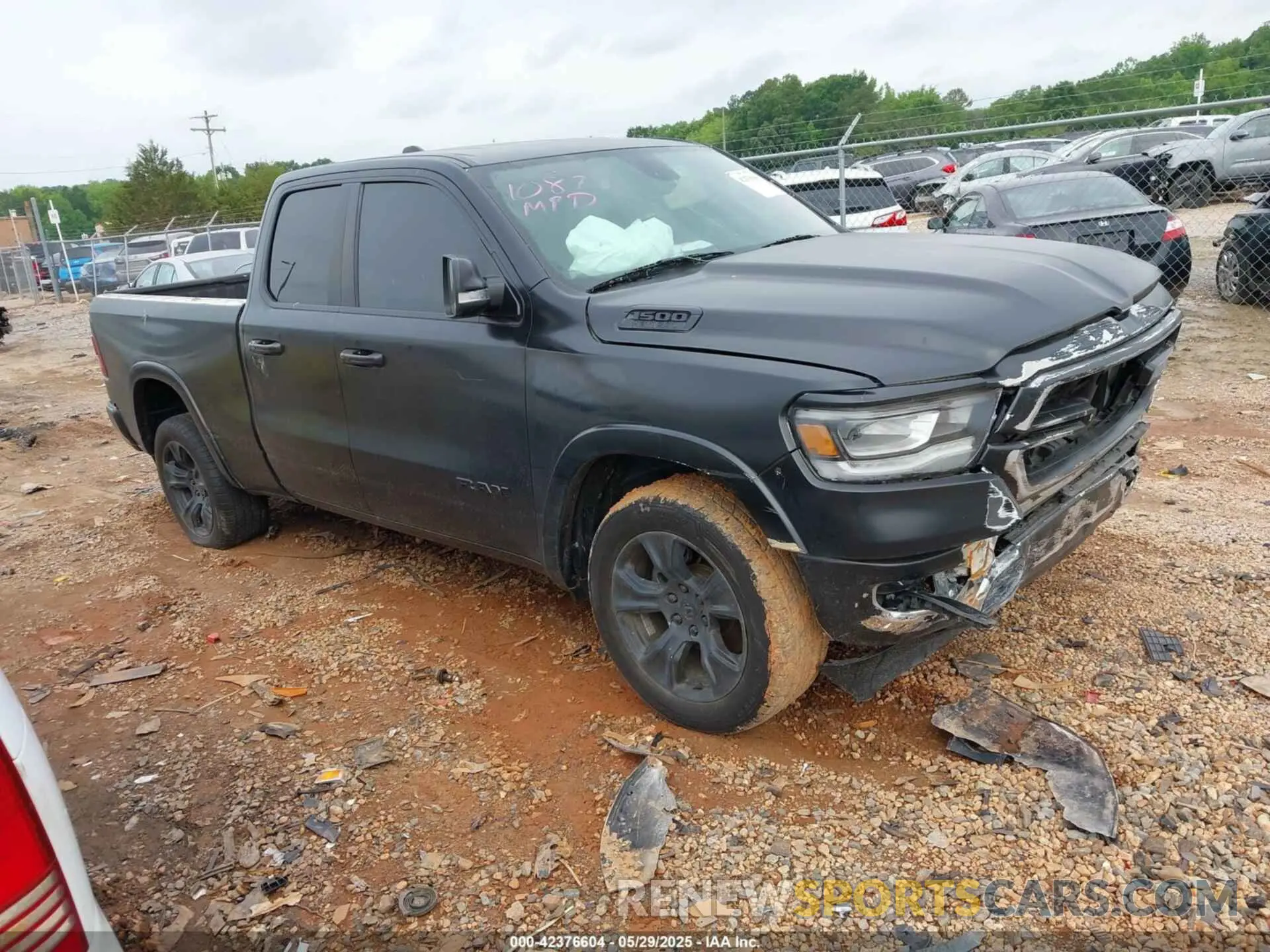 1 Photograph of a damaged car 1C6RREDT9LN357240 RAM 1500 2020
