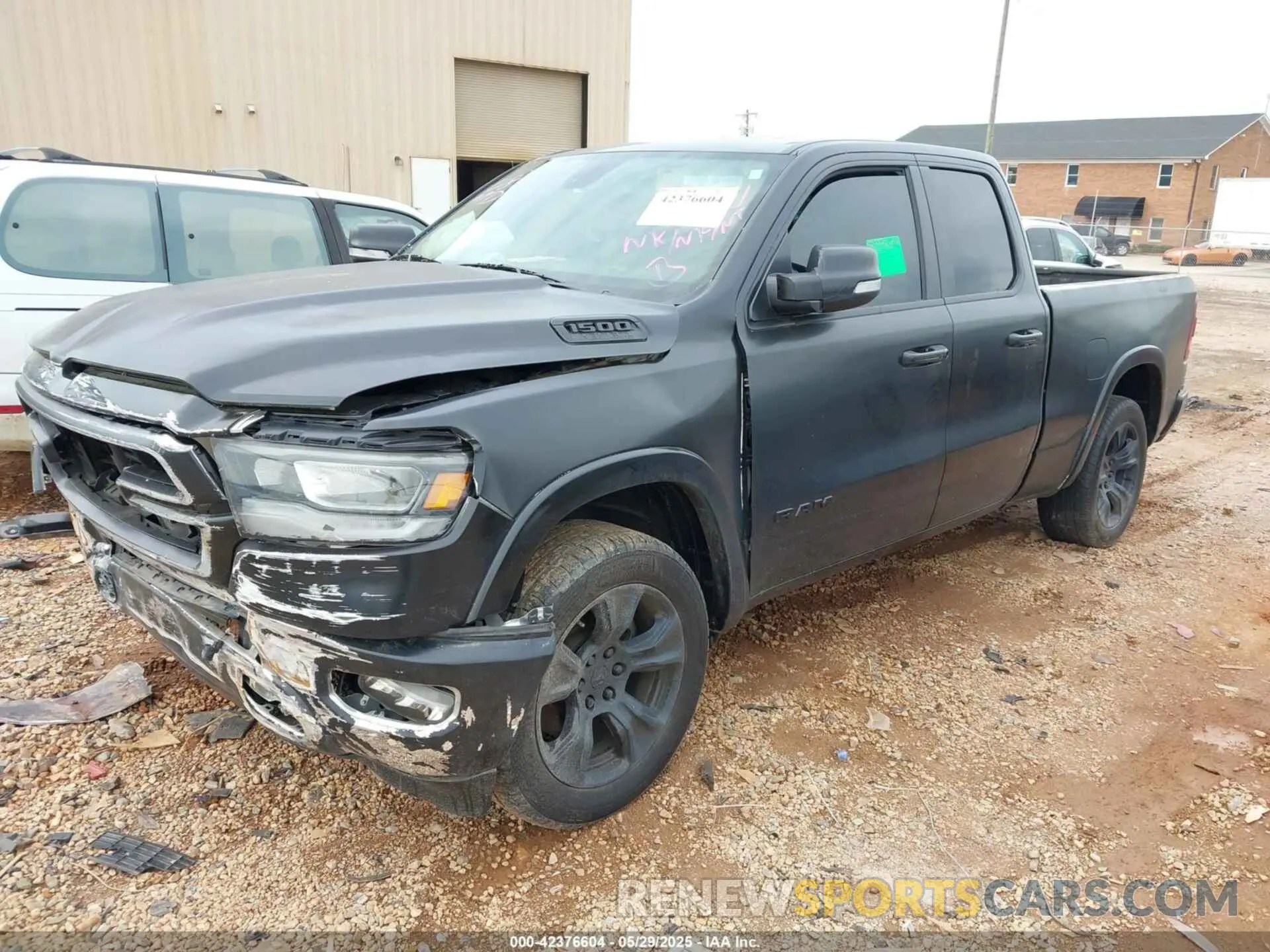 2 Photograph of a damaged car 1C6RREDT9LN357240 RAM 1500 2020