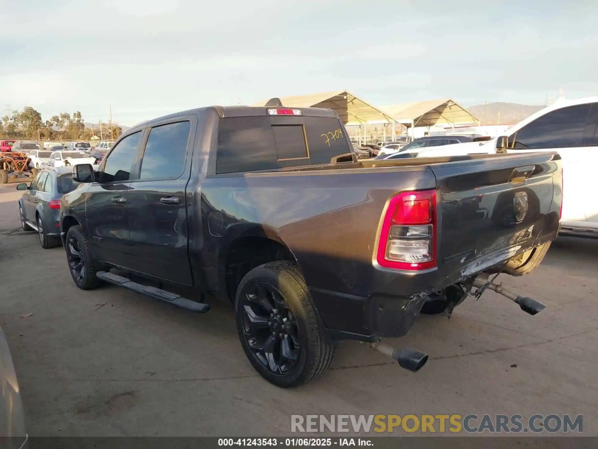 3 Photograph of a damaged car 1C6RREFM6LN179857 RAM 1500 2020