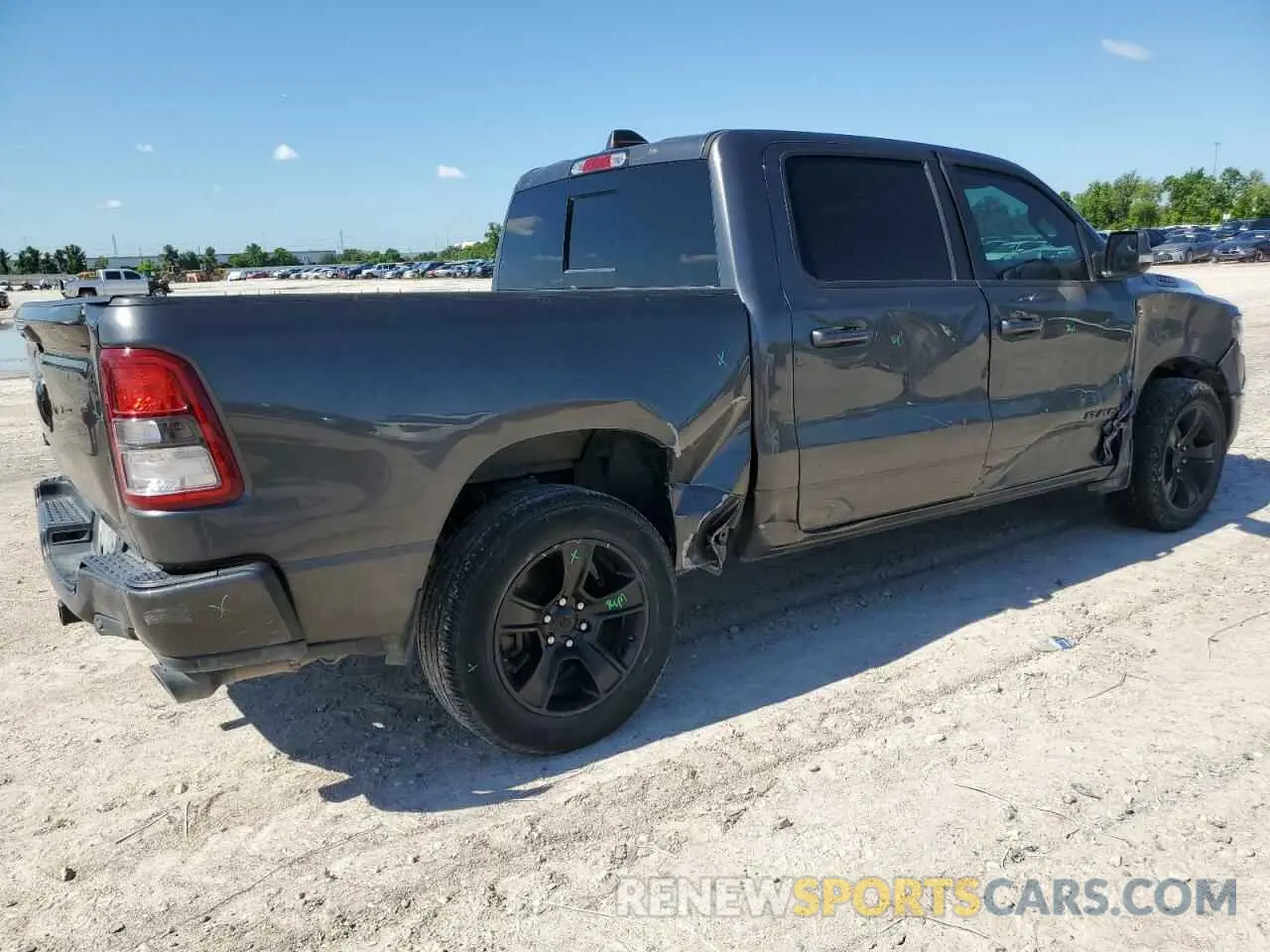 3 Photograph of a damaged car 1C6RREFT0LN406189 RAM 1500 2020
