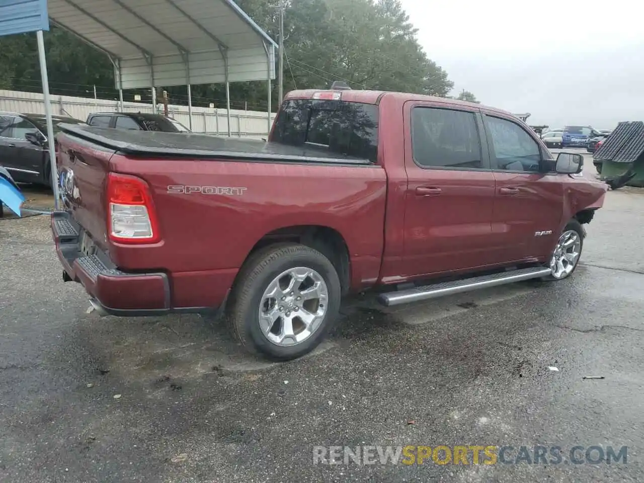 3 Photograph of a damaged car 1C6RREFT1LN112736 RAM 1500 2020