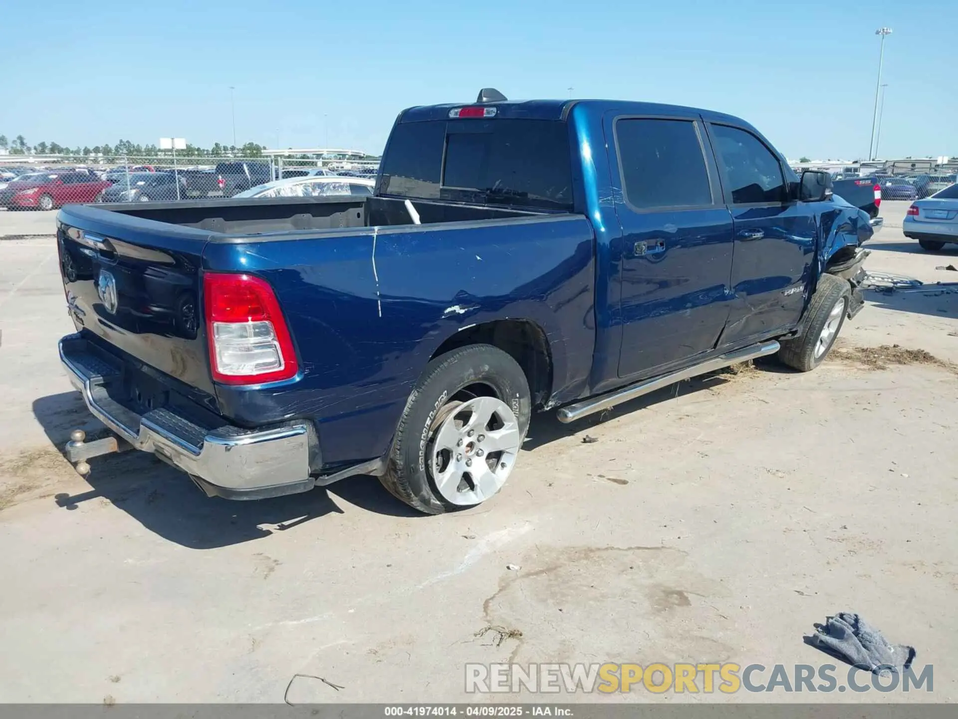 4 Photograph of a damaged car 1C6RREFT2LN357478 RAM 1500 2020