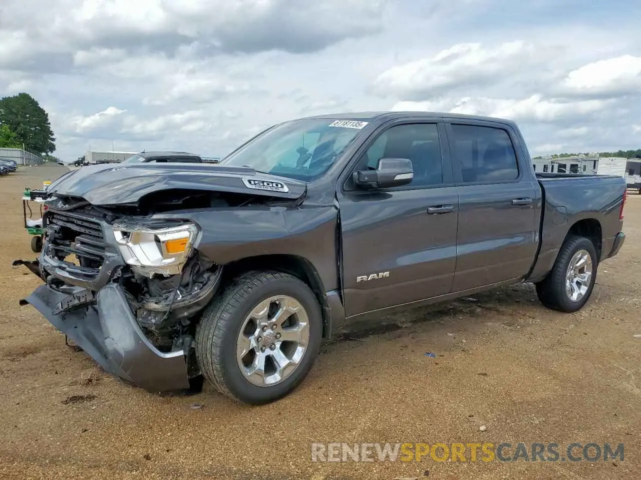 1 Photograph of a damaged car 1C6RREFT3LN232747 RAM 1500 2020