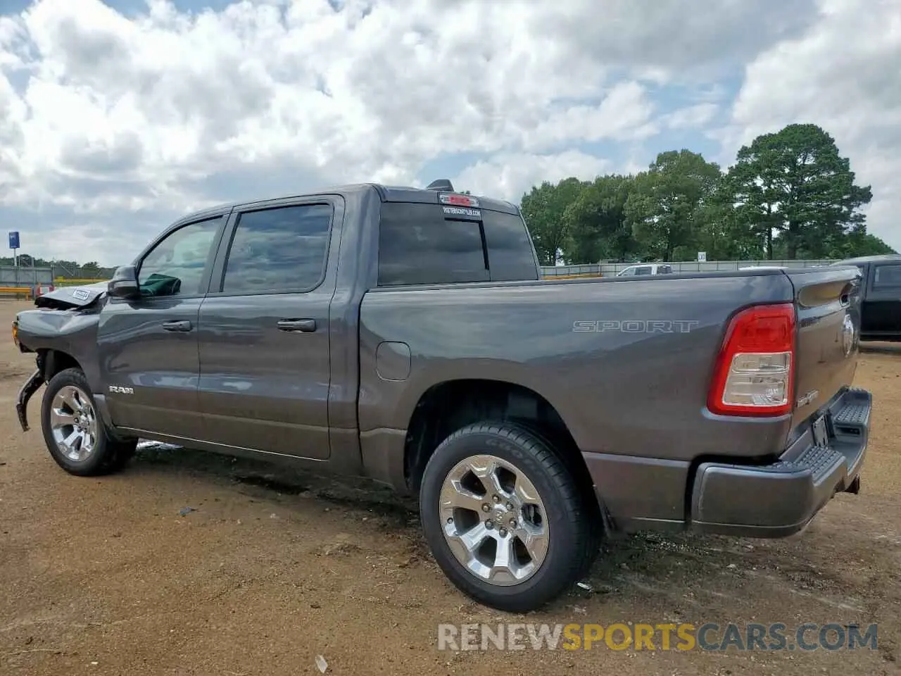 2 Photograph of a damaged car 1C6RREFT3LN232747 RAM 1500 2020