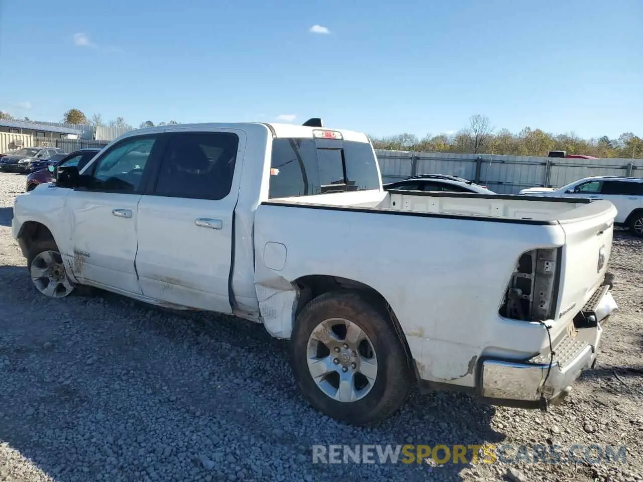 2 Photograph of a damaged car 1C6RREFT3LN276568 RAM 1500 2020