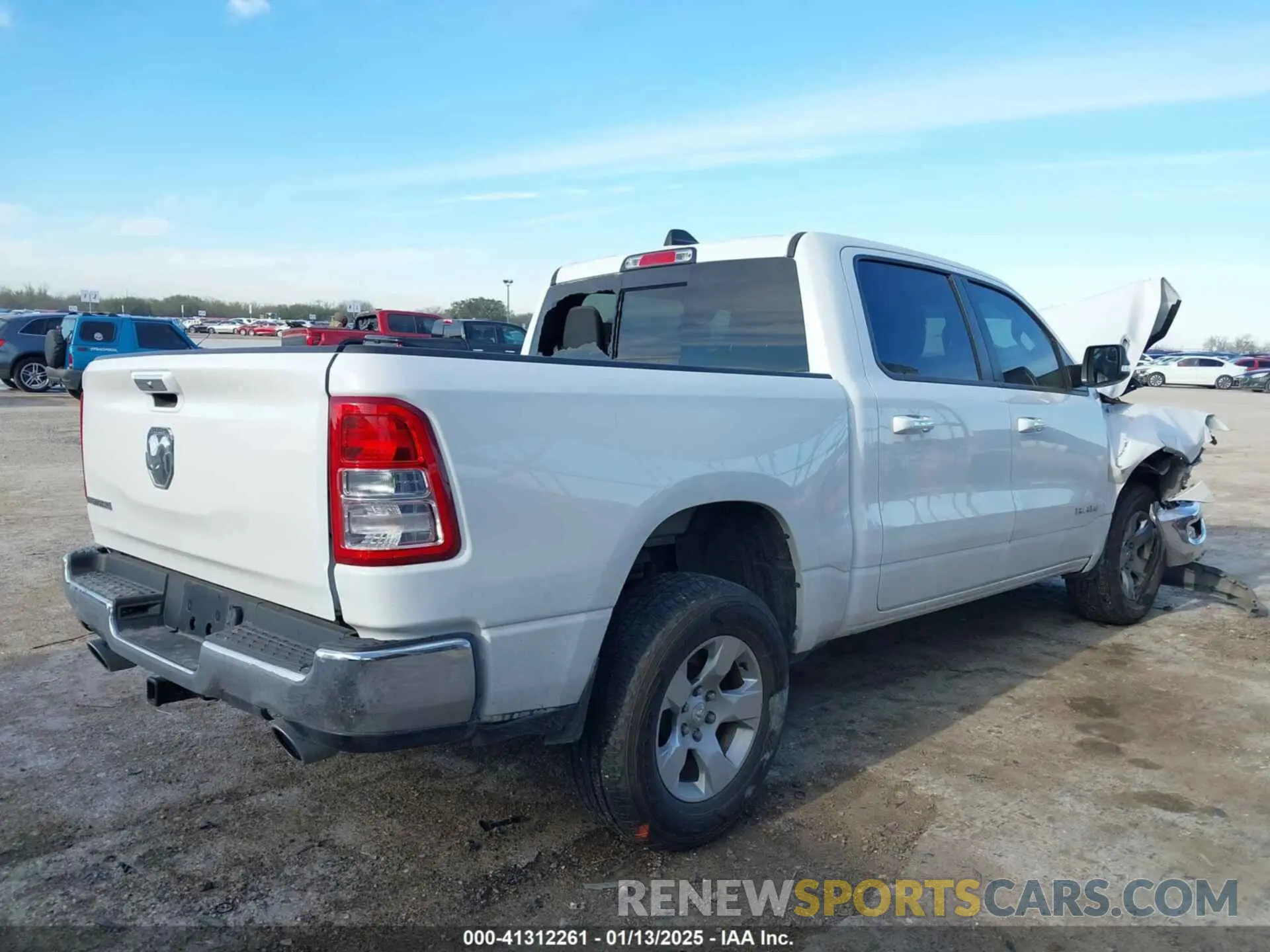 4 Photograph of a damaged car 1C6RREFT4LN333926 RAM 1500 2020