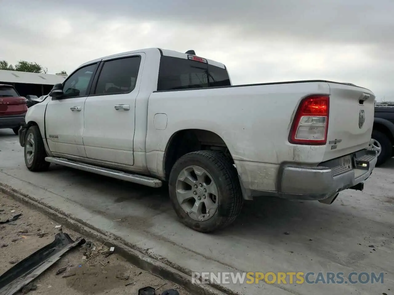 2 Photograph of a damaged car 1C6RREFT4LN353982 RAM 1500 2020