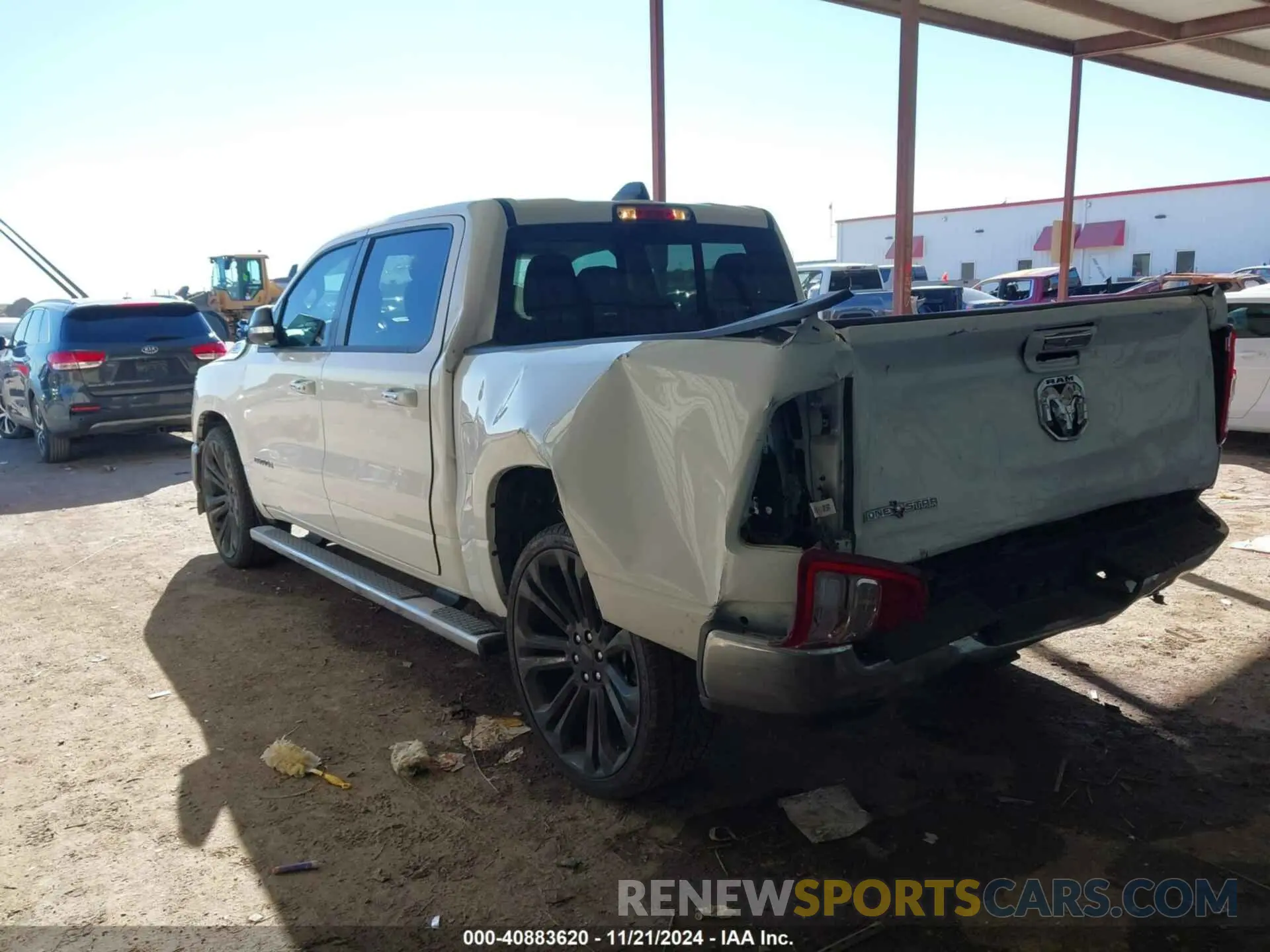 3 Photograph of a damaged car 1C6RREFT8LN232940 RAM 1500 2020