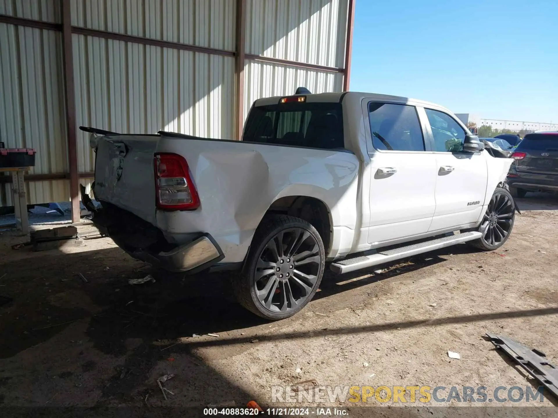 4 Photograph of a damaged car 1C6RREFT8LN232940 RAM 1500 2020