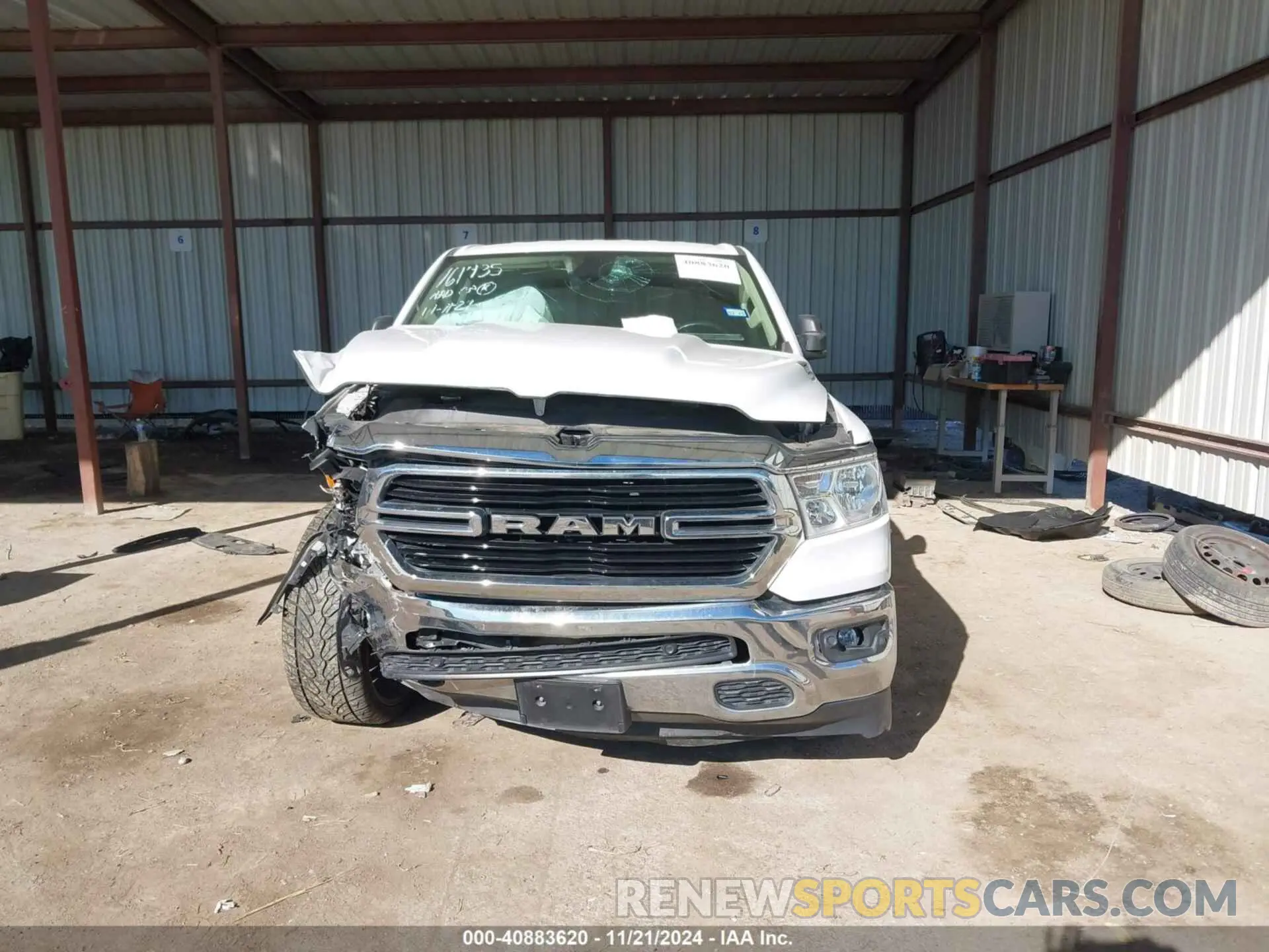 6 Photograph of a damaged car 1C6RREFT8LN232940 RAM 1500 2020