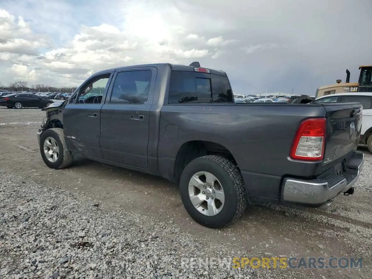 2 Photograph of a damaged car 1C6RREFT8LN386418 RAM 1500 2020