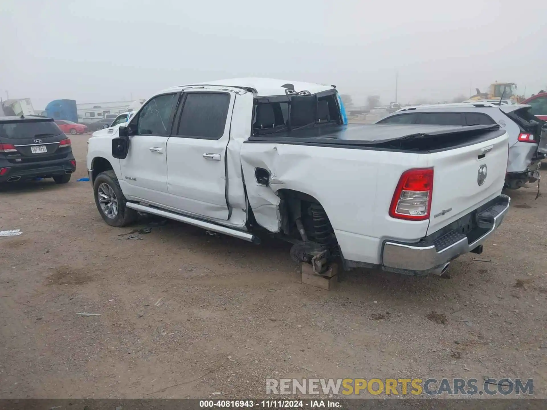 3 Photograph of a damaged car 1C6RREFT9LN401699 RAM 1500 2020