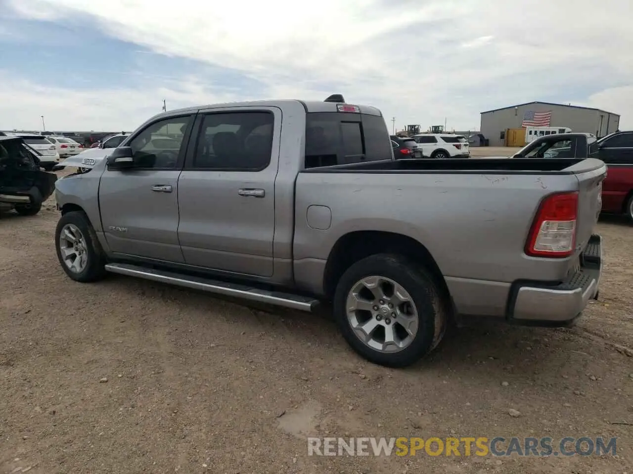 2 Photograph of a damaged car 1C6RREFTXLN180226 RAM 1500 2020