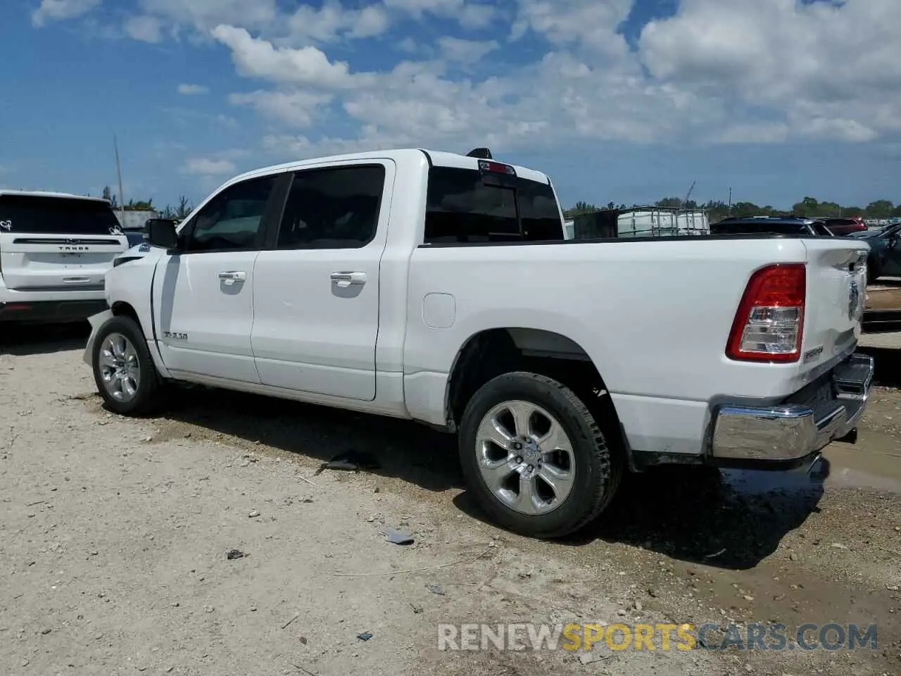 2 Photograph of a damaged car 1C6RREFTXLN372455 RAM 1500 2020