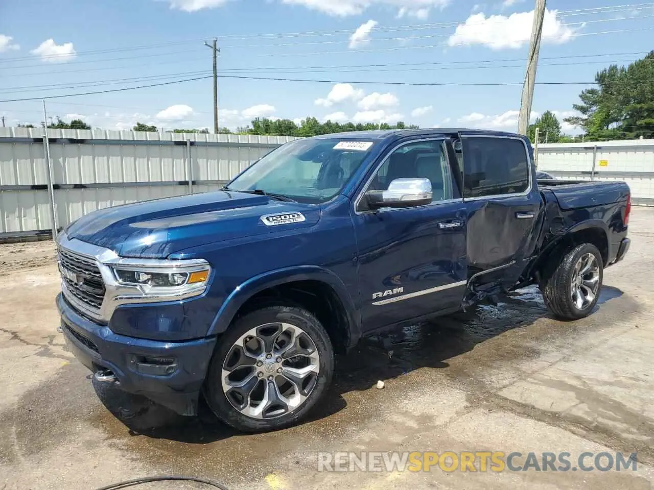 1 Photograph of a damaged car 1C6RREHT1LN129498 RAM 1500 2020