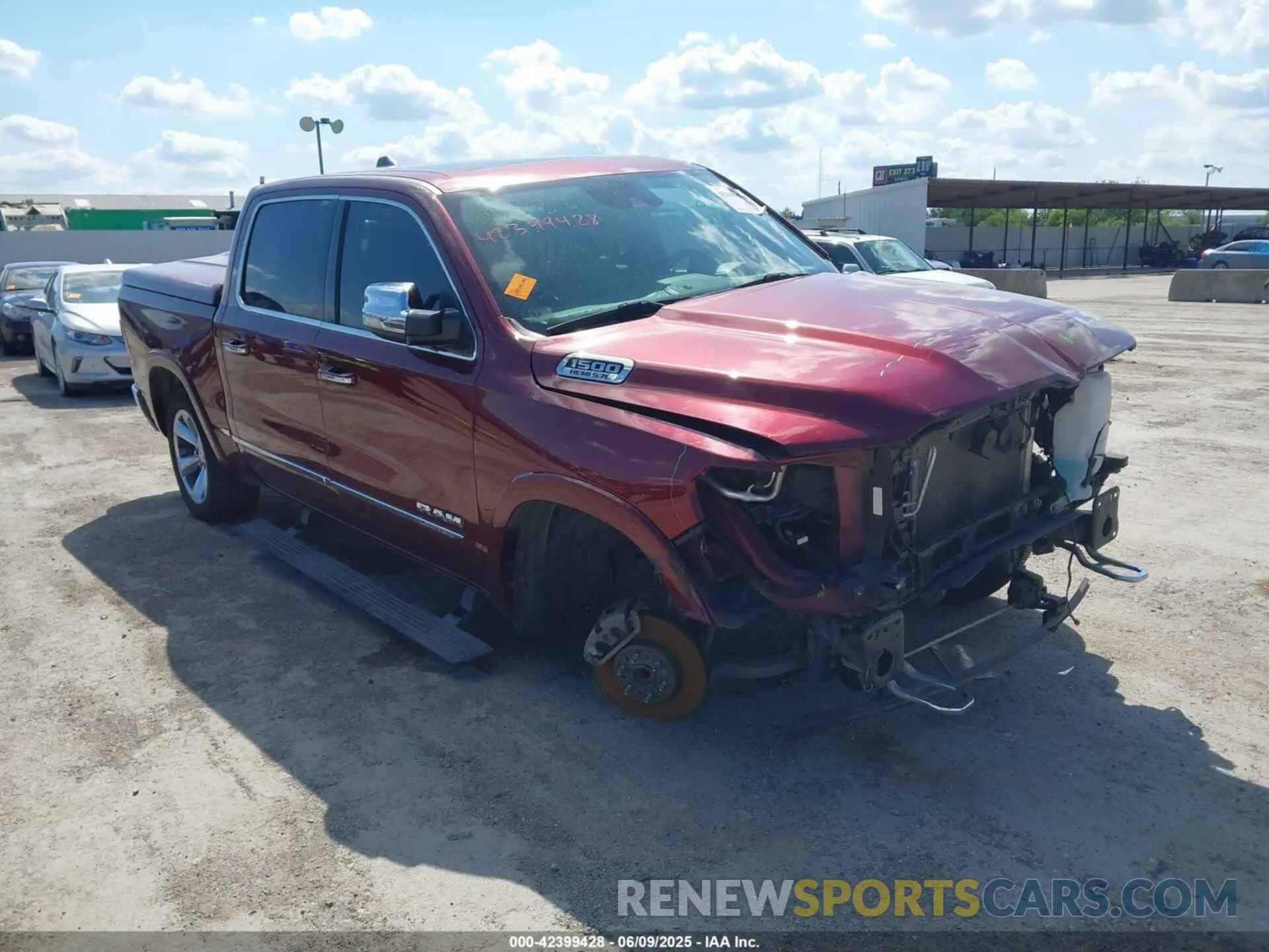 1 Photograph of a damaged car 1C6RREHT3LN319285 RAM 1500 2020