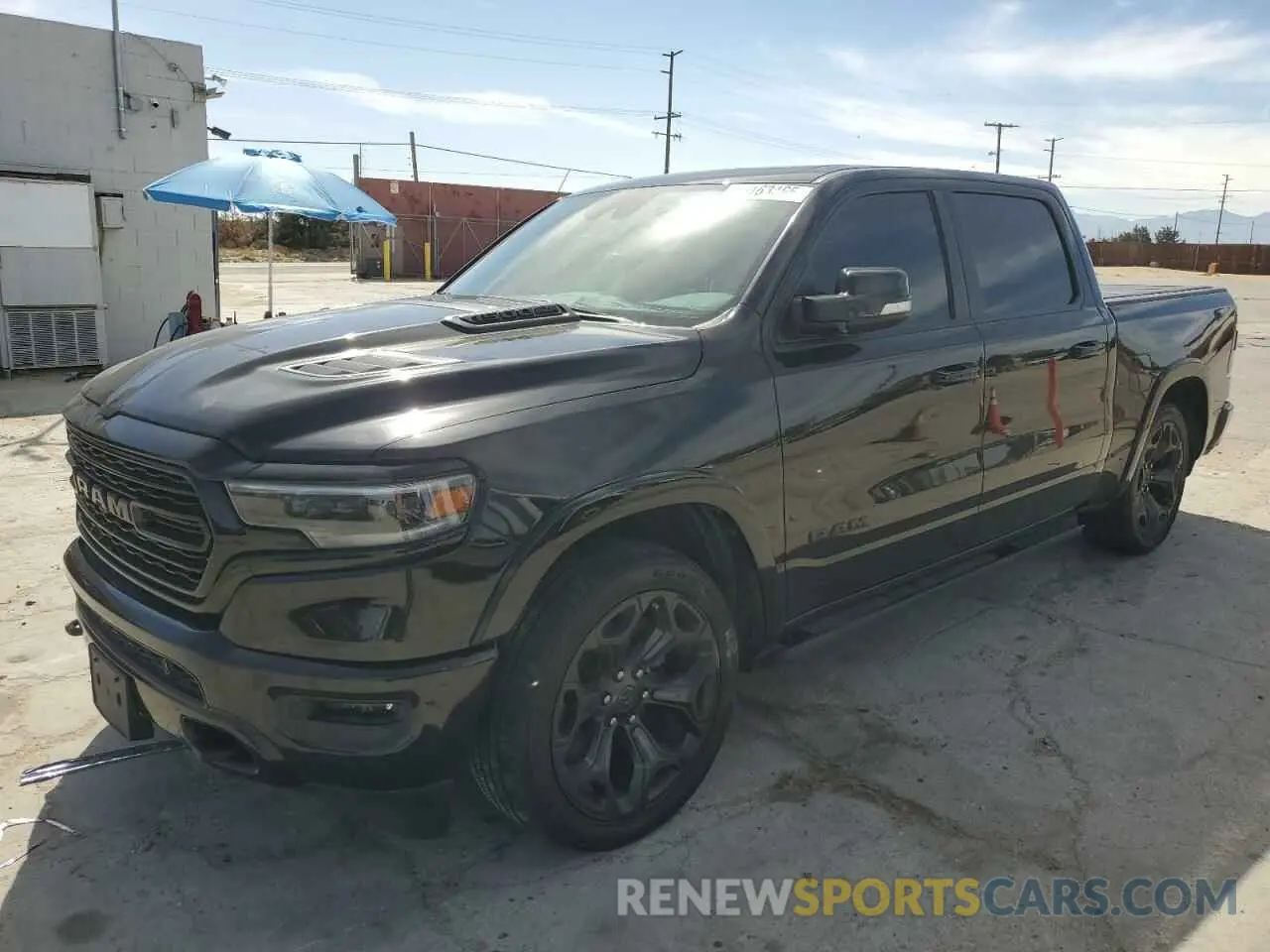 1 Photograph of a damaged car 1C6RREHT9LN373111 RAM 1500 2020
