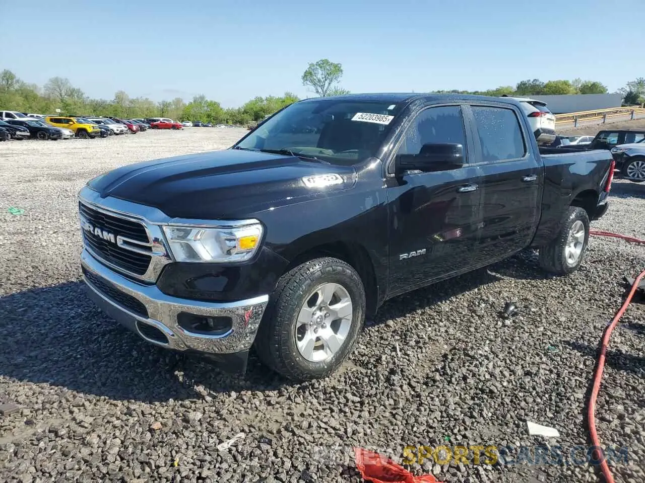 1 Photograph of a damaged car 1C6RREMG9LN262017 RAM 1500 2020