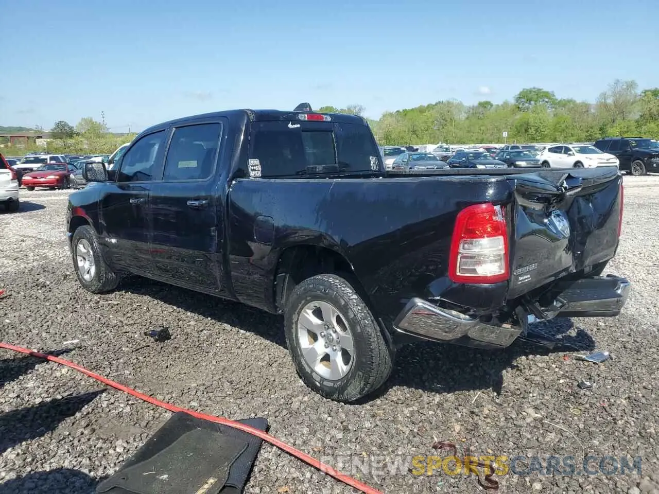2 Photograph of a damaged car 1C6RREMG9LN262017 RAM 1500 2020